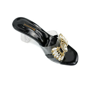 black heels with crystal and gold glam dsc01683